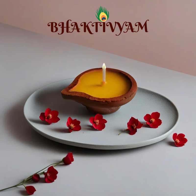 Bhaktivyam Ghee Clay DIYAS (Set of 30) for Diwali | Festival Decoration