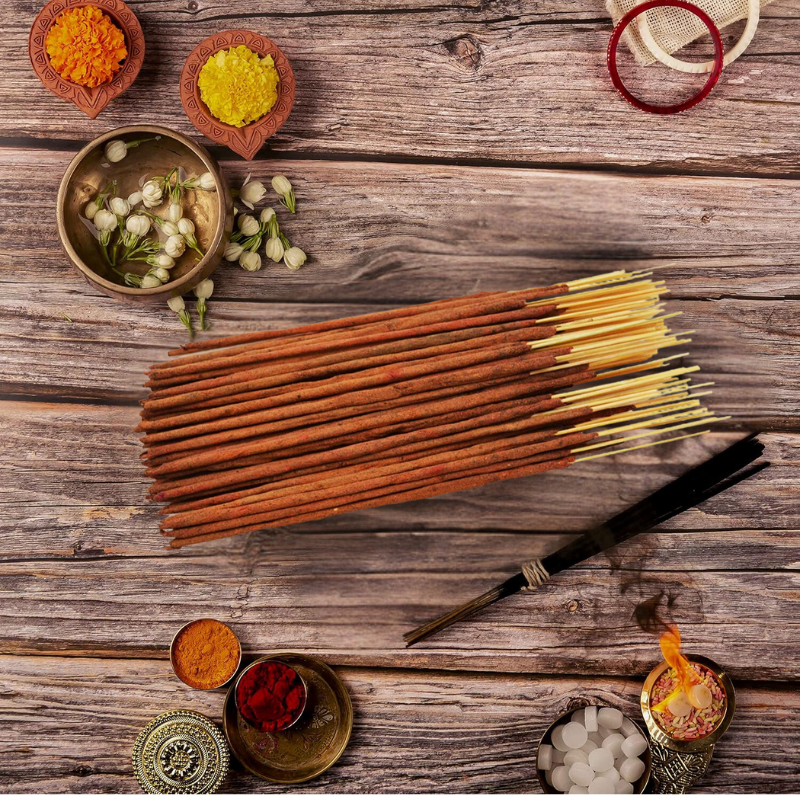Bhaktivyam Natural Incence Stick (Guggal) Pack of 2 (100 Pcs Each Box)