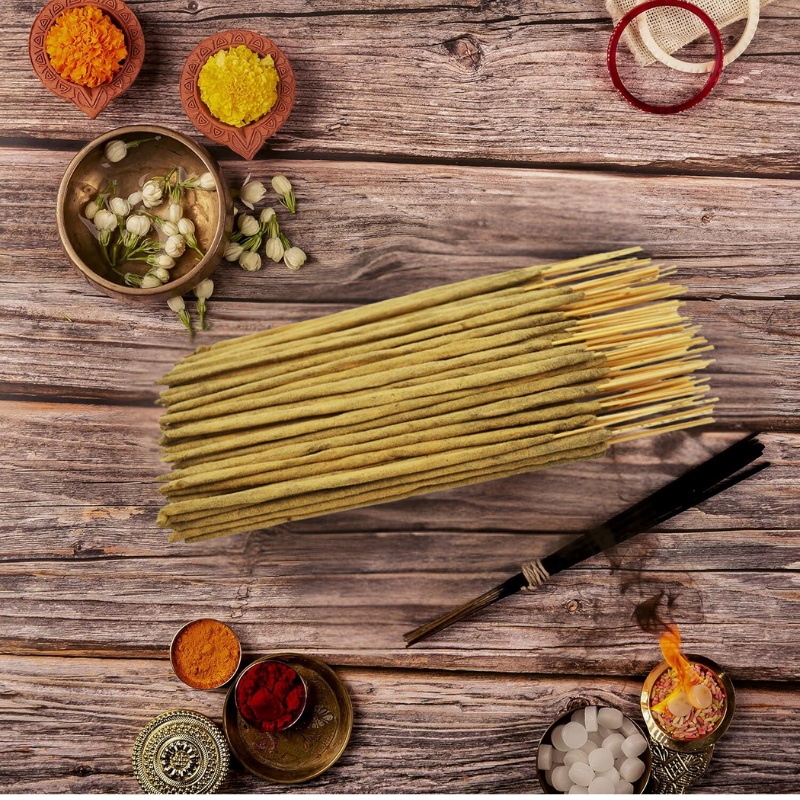 Bhaktivyam Natural Incence Stick (Lavender) Pack of 2 (100 Pcs Each Box)