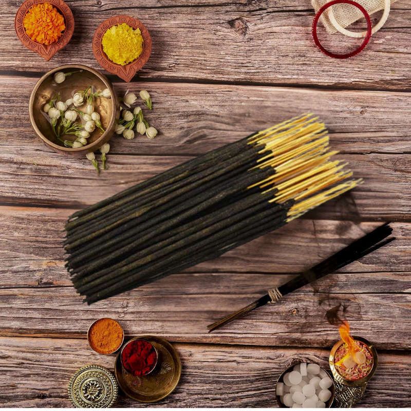 Bhaktivyam Natural Incence Stick (Musk Rose) Pack of 2 (100 Pcs Each Box)